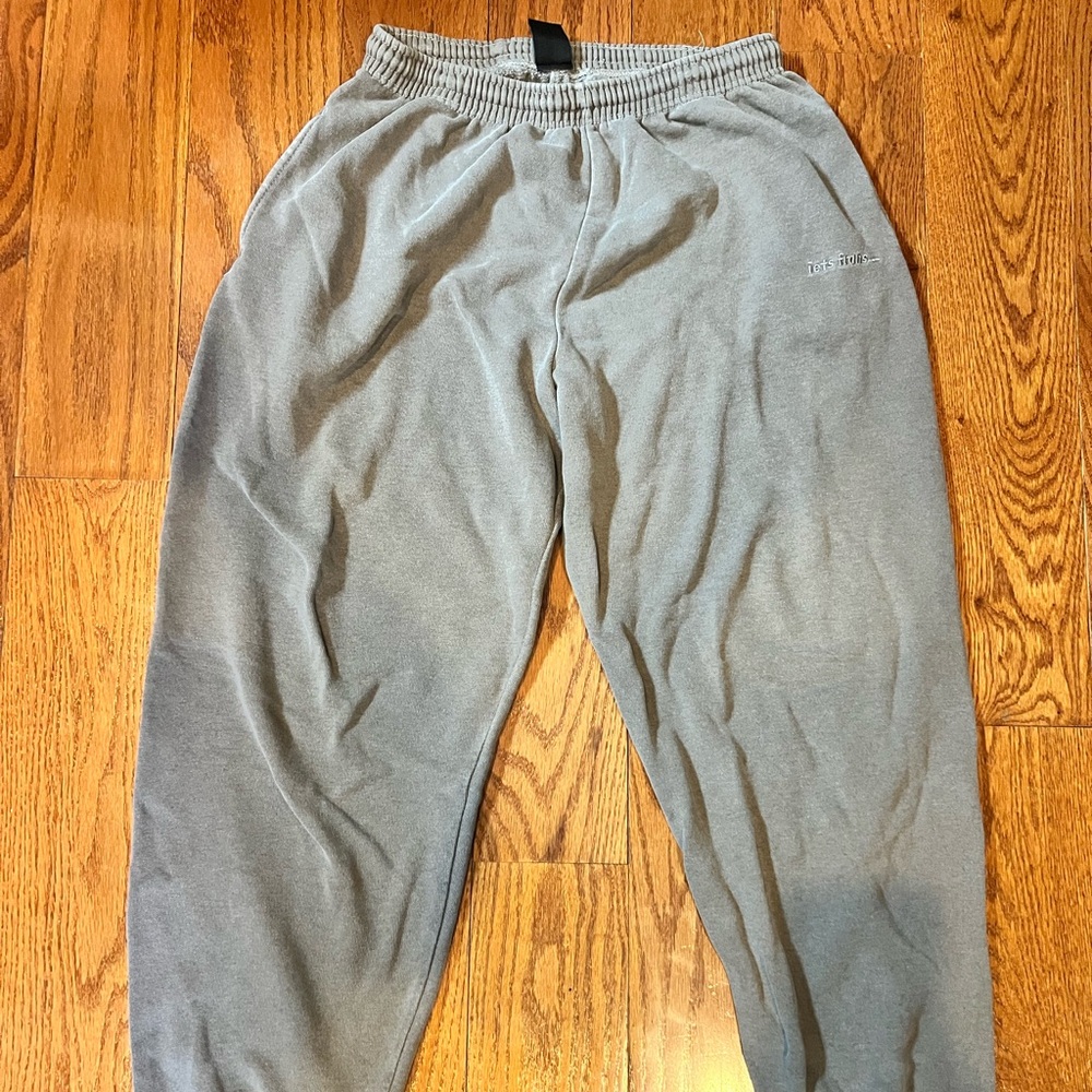 Men's Gray Sweatpants iets Frans size large